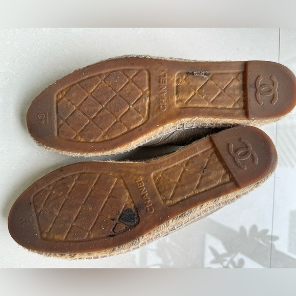 CHANEL beige espadrilles size EU 40 (US9) - Picture 5 of 8